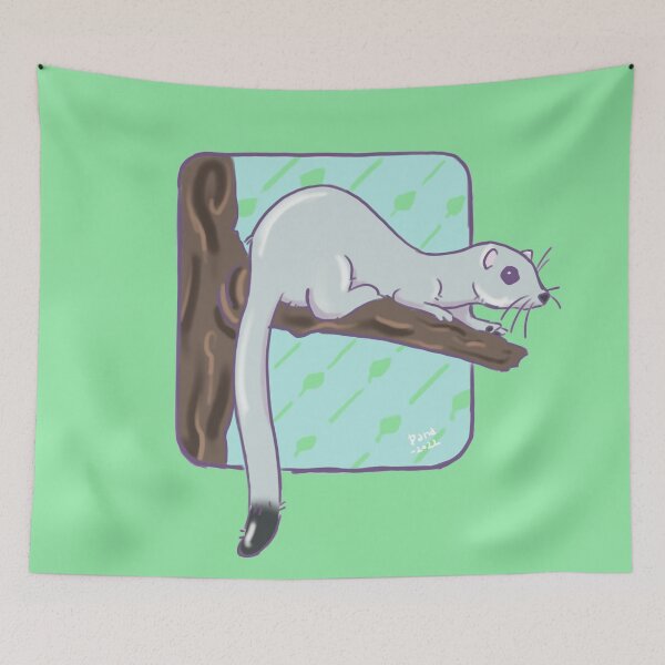 Item preview, Curious Stoat designed and sold by ArtofDana.