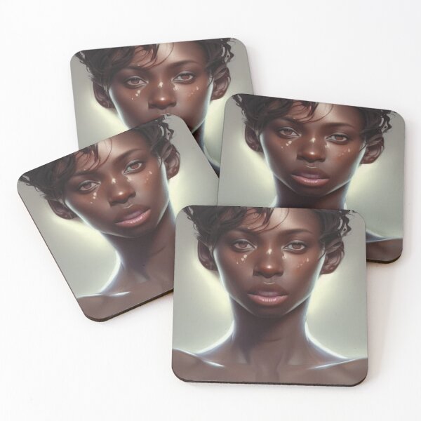 Item preview, Portrait of Stunning Black Woman designed and sold by katiebca2.