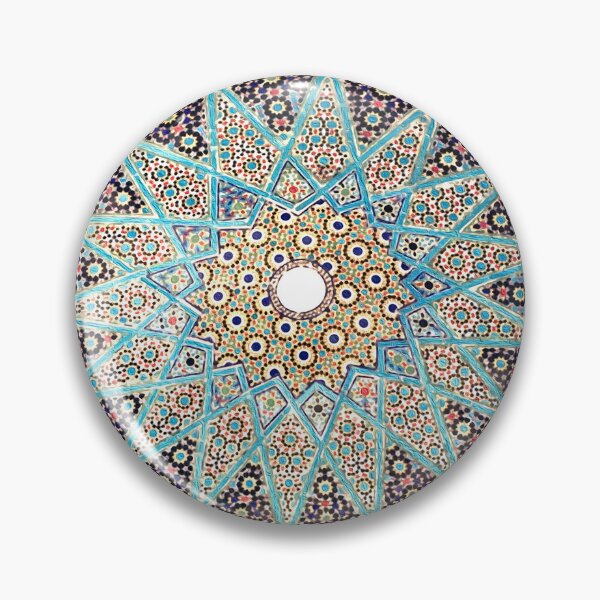 Item preview, Hafez Blue Mural Shiraz designed and sold by LeylaNovini.