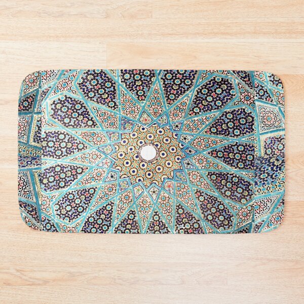 Item preview, Hafez Blue Mural Shiraz designed and sold by LeylaNovini.