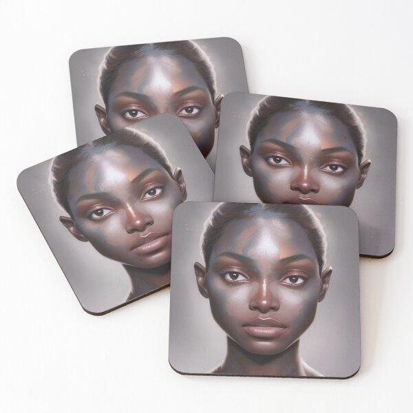 Item preview, Portrait of Stunning Black Woman designed and sold by katiebca2.