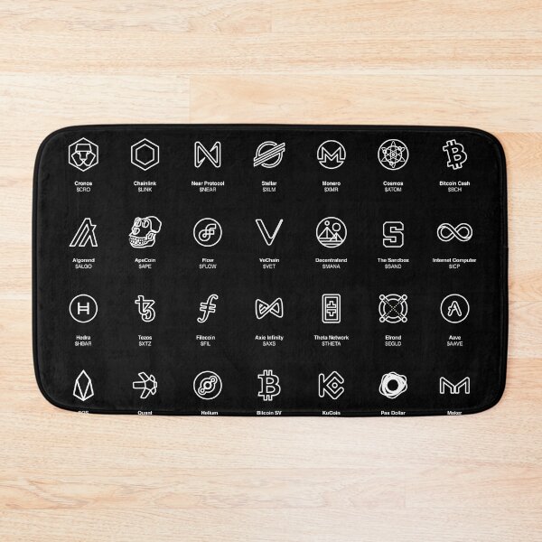 Item preview, Coin Market Cap Top Cryptos - v1 designed and sold by ClothingnCrypto.