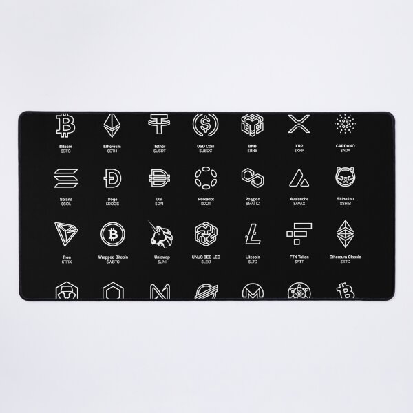 Item preview, Coin Market Cap Top Cryptos - v1 designed and sold by ClothingnCrypto.
