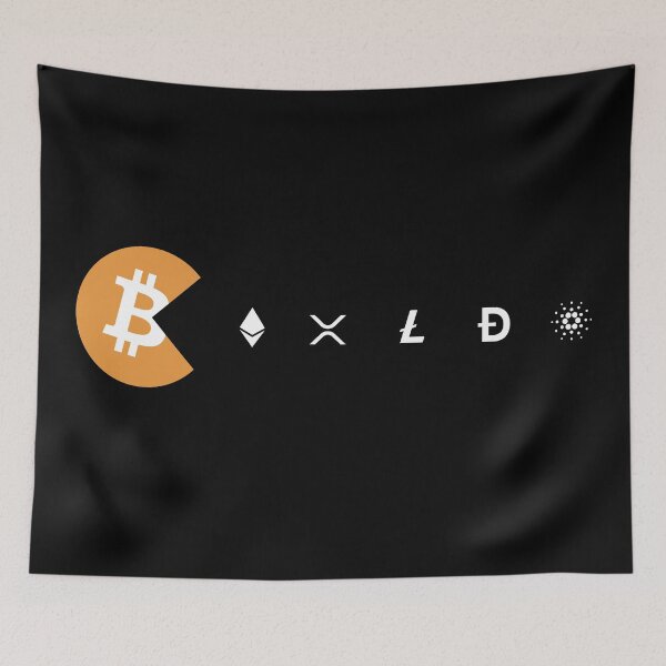 Item preview, Bitcoin Dominance - WHITE designed and sold by ClothingnCrypto.