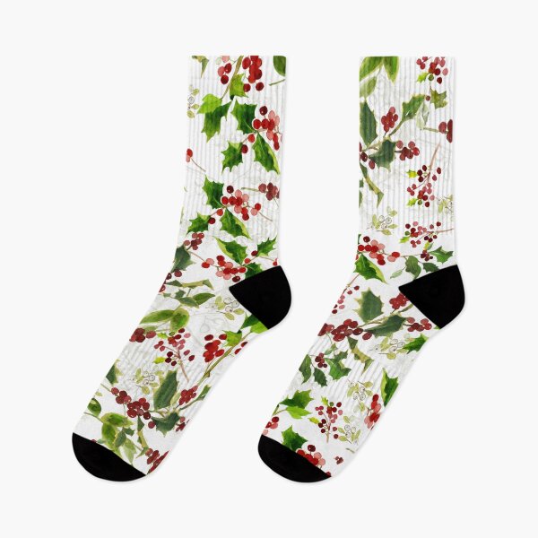 Item preview, Christmas Holly Berry Watercolor  designed and sold by Sue Zipkin.