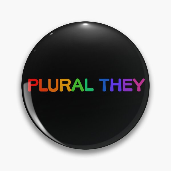 Item preview, Vivid Rainbow Plural They (Weighted Horizontal) designed and sold by Collective Tey.
