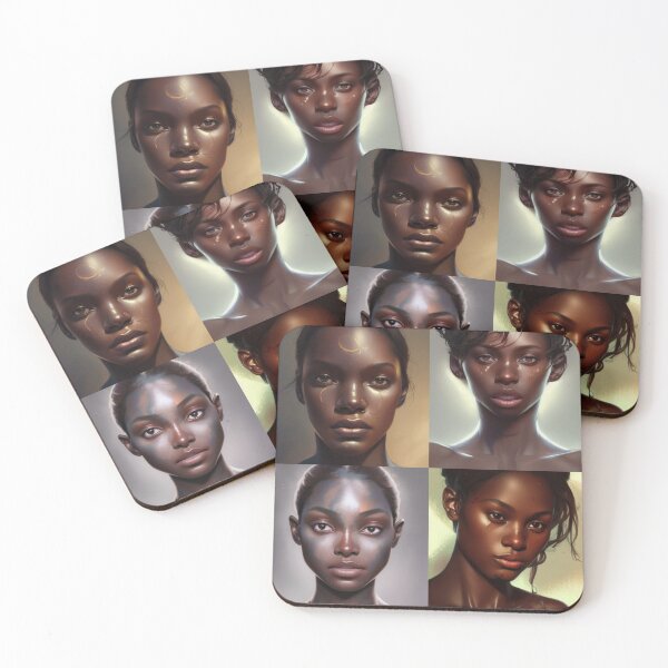 Item preview, Portraits of Pretty Black Women designed and sold by katiebca2.