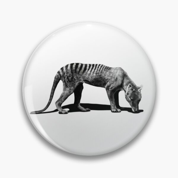 Item preview, thylacine. Marsupial wolf. tasmanian wolf extinct animal designed and sold by Tiendaplanista.