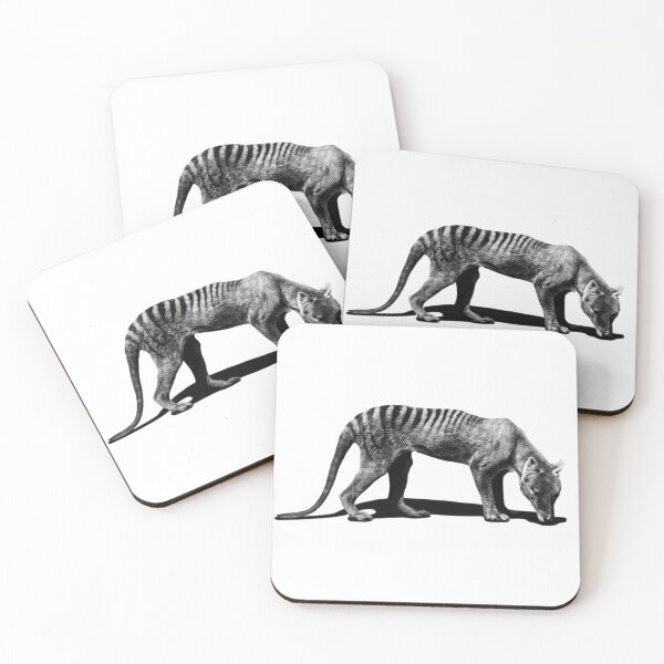 Item preview, thylacine. Marsupial wolf. tasmanian wolf extinct animal designed and sold by Tiendaplanista.
