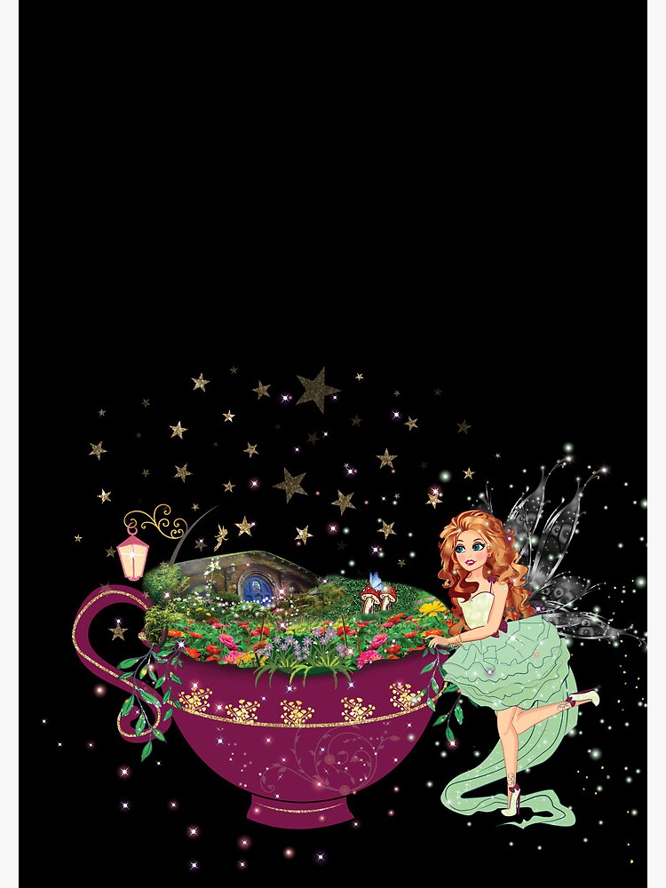 Thumbnail 3 of 3, Journal, Felicia's Magical Teacup Fairy Garden Collection designed and sold by TeelieTurner.