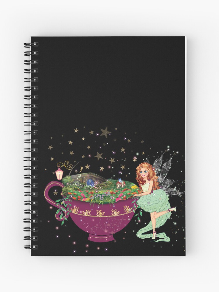 Thumbnail 1 of 3, Journal, Felicia's Magical Teacup Fairy Garden Collection designed and sold by TeelieTurner.