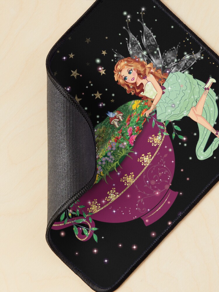 Thumbnail 2 of 5, Mouse Pad, Felicia's Magical Teacup Fairy Garden Collection designed and sold by TeelieTurner.