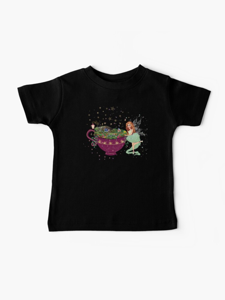 Thumbnail 1 of 2, Baby T-Shirt, Felicia's Magical Teacup Fairy Garden Collection designed and sold by TeelieTurner.