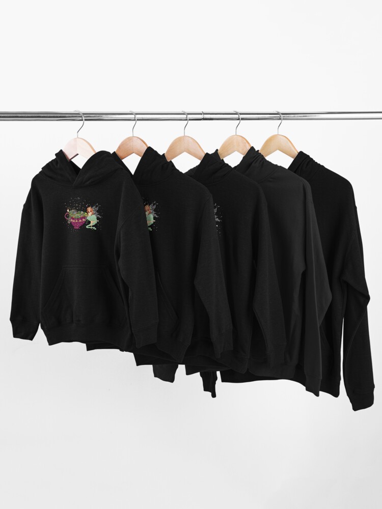Thumbnail 3 of 5, Kids Pullover Hoodie, Felicia's Magical Teacup Fairy Garden Collection designed and sold by TeelieTurner.