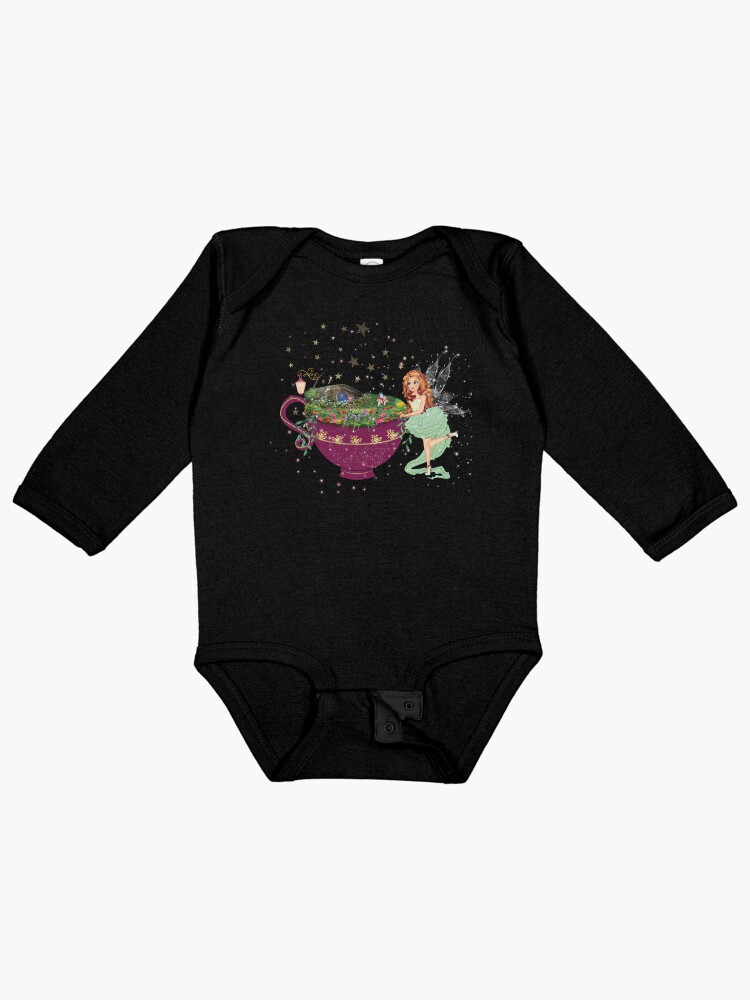 Thumbnail 1 of 2, Baby One-Piece, Felicia's Magical Teacup Fairy Garden Collection designed and sold by TeelieTurner.