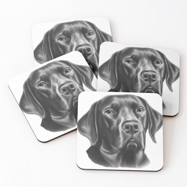 Item preview, Black Labrador Drawing | Beautiful Dog Art designed and sold by Portraits of Dogs.