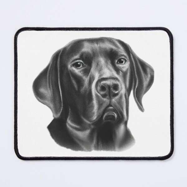 Item preview, Black Labrador Drawing | Beautiful Dog Art designed and sold by Portraits of Dogs.