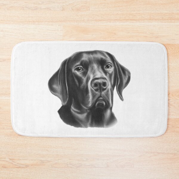 Item preview, Black Labrador Drawing | Beautiful Dog Art designed and sold by Portraits of Dogs.