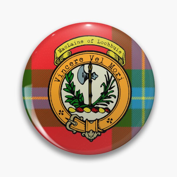 Item preview, MacLaine of Lochbuie Scottish Tartan and Crest designed and sold by BagTown Clans.