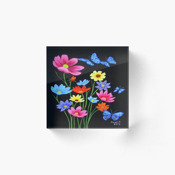 Wildflowers-3 Acrylic Block