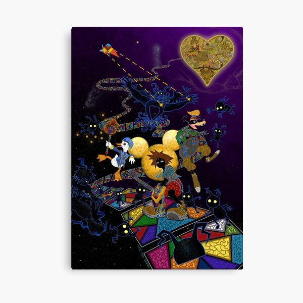 Deadly Dreaming - Kingdom Hearts Canvas Print