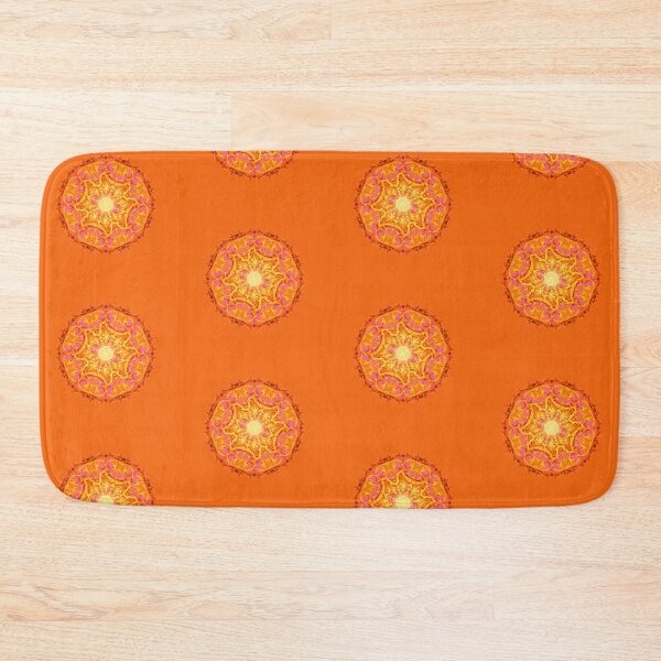 Item preview, Bee Bloom round 2 Sunrise nature flower pattern designed and sold by bryansteward.