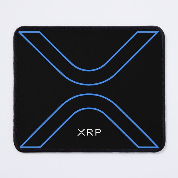 Item preview, XRP Ripple Cryptocurrency Logo Blue Contour designed and sold by ClothingnCrypto.