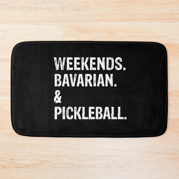 Item preview, Weekends Bavarian and Pickleball Funny Dog Gift  designed and sold by Guarddogdrive.