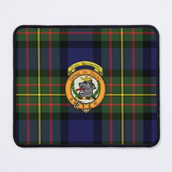 Item preview, MacLaren Scottish Tartan and Crest designed and sold by BagTown Clans.