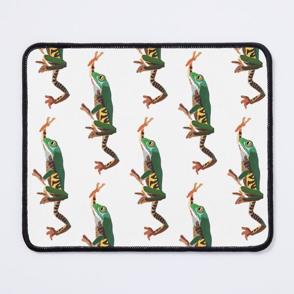 Item preview, T is for Tiger Legged Tree Frog,Tiger-Legged Tree Frog – Vibrant Tropical Amphibian Illustration designed and sold by PrettylittlepastelUk.