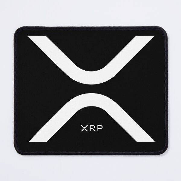 Item preview, XRP Ripple Cryptocurrency Logo Clean White designed and sold by ClothingnCrypto.