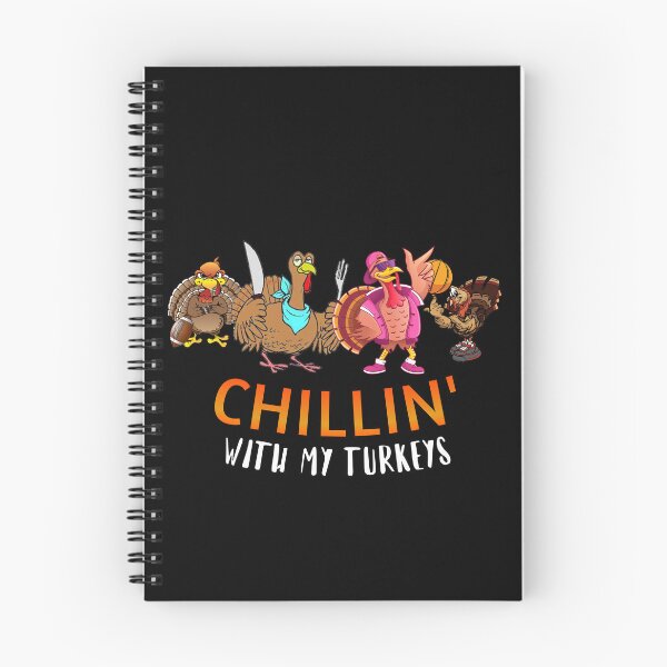 Item preview, Chillin' with my Turkeys| Thanksgiving Day| happy quote design| Party Mathing Outfits| Family,Kids,Boys,Cousin,Girls,Crew,Team designed and sold by Alessandro Portavoce.