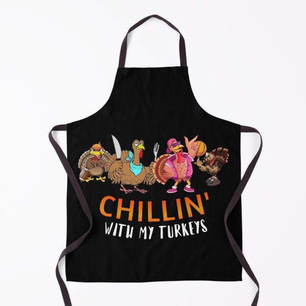 Item preview, Chillin' with my Turkeys| Thanksgiving Day| happy quote design| Party Mathing Outfits| Family,Kids,Boys,Cousin,Girls,Crew,Team designed and sold by Alessandro Portavoce.