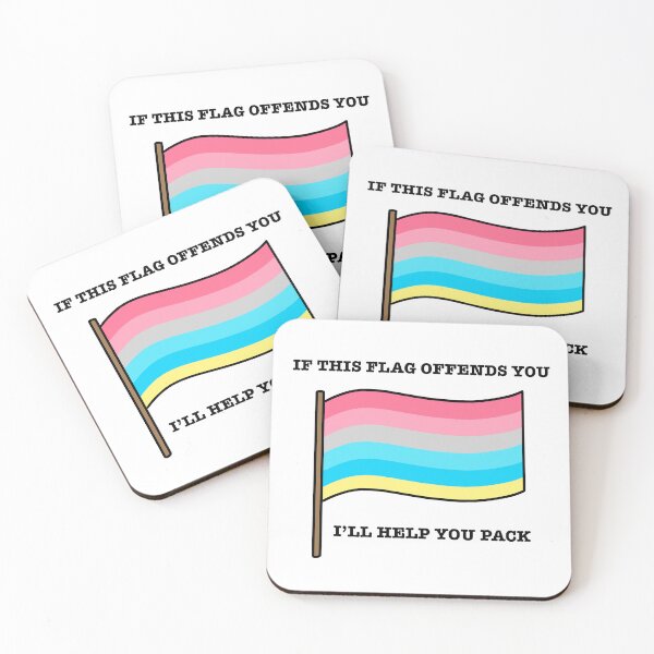 Item preview, Genderflux If This Flag Offends You Parody designed and sold by CJ Vanderbeek.