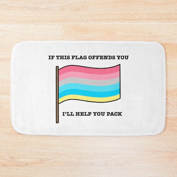 Item preview, Genderflux If This Flag Offends You Parody designed and sold by CJ Vanderbeek.