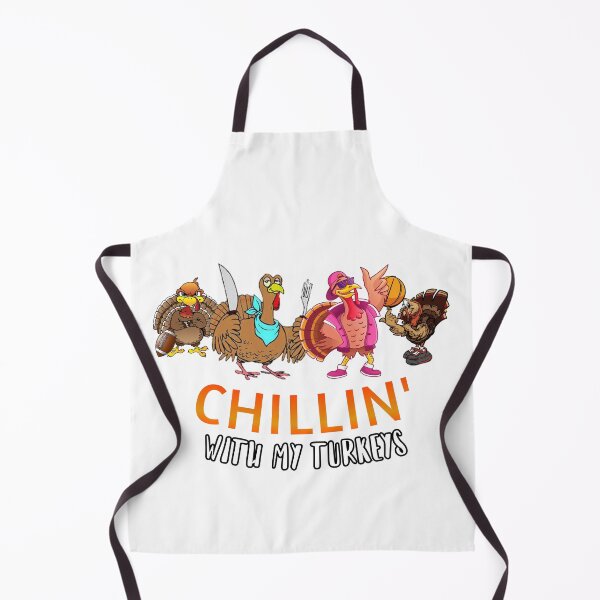 Item preview, Chillin' with my Turkeys| Thanksgiving Day happy quote design| Party Mathing Outfits| Family,Kids,Boys,Cousin,Girls,Crew,Team designed and sold by Alessandro Portavoce.