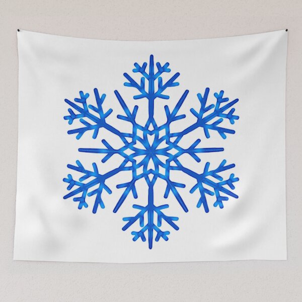 Item preview, Blue Winter Holidays Snowflake  designed and sold by Mark Jesus-Allen.