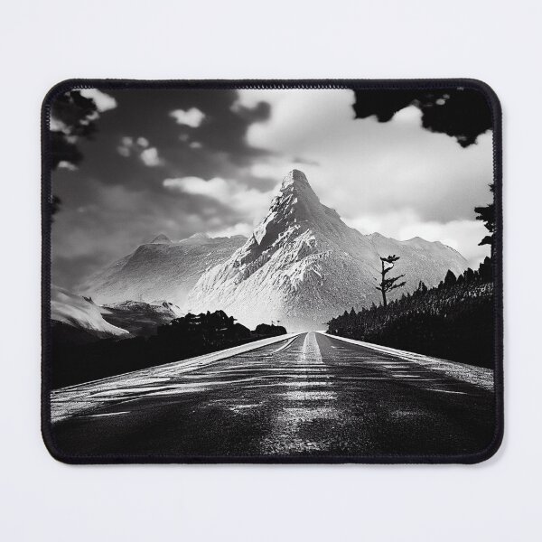 Item preview, Black and White Road to Mountain designed and sold by ElMafioso1000.