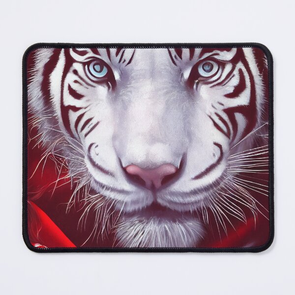 Item preview, White Tiger with Red Cape designed and sold by harborhouse55.