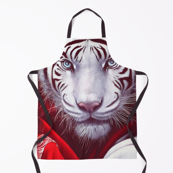 Item preview, White Tiger with Red Cape designed and sold by harborhouse55.
