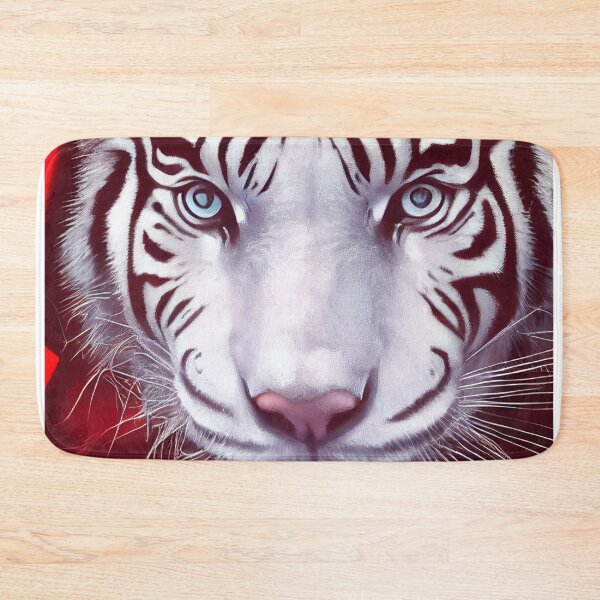 Item preview, White Tiger with Red Cape designed and sold by harborhouse55.