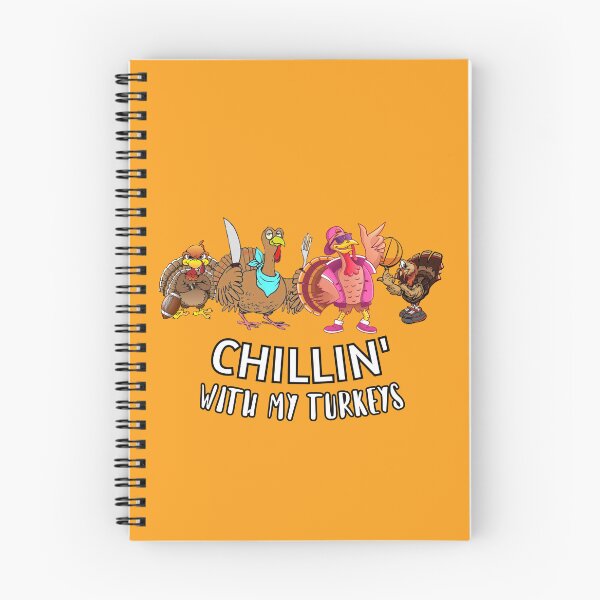 Item preview, Thanksgiving happy quote "Chillin' with my Turkeys" design- Party Mathing Outfits - Family,Kids,Boys,Cousin,Girls,Crew,Team designed and sold by Alessandro Portavoce.