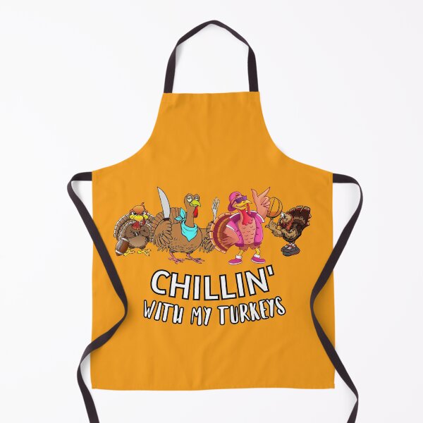 Item preview, Thanksgiving happy quote "Chillin' with my Turkeys" design- Party Mathing Outfits - Family,Kids,Boys,Cousin,Girls,Crew,Team designed and sold by Alessandro Portavoce.