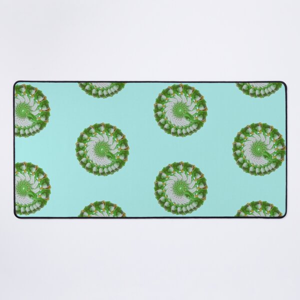 Looky Looky sunglass eyes purple pop art circle pattern 2 Desk Mat