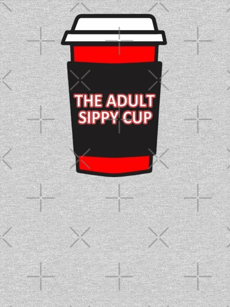 Adult Sippy Cup Coffee Cup Sticker for Sale by RobinLynneDes