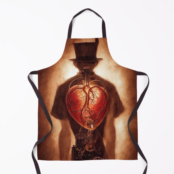 Item preview, Steampunk man with a human heart designed and sold by harborhouse55.