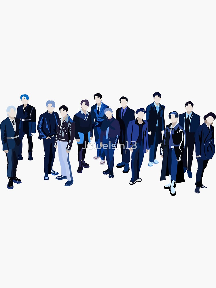 Stray Kids Thunderous Digital Illustration  Sticker for Sale by Jewelsm13