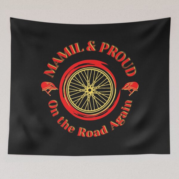Item preview, Mamil and Proud - On the Road Again (Red) designed and sold by TheWordShed.