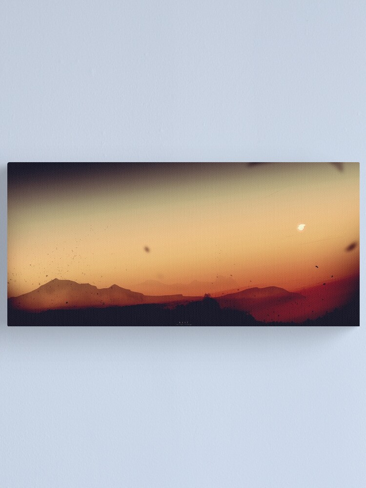 Alternative Ansicht von Rest in the Storm - Digital Artwork Leinwanddruck
