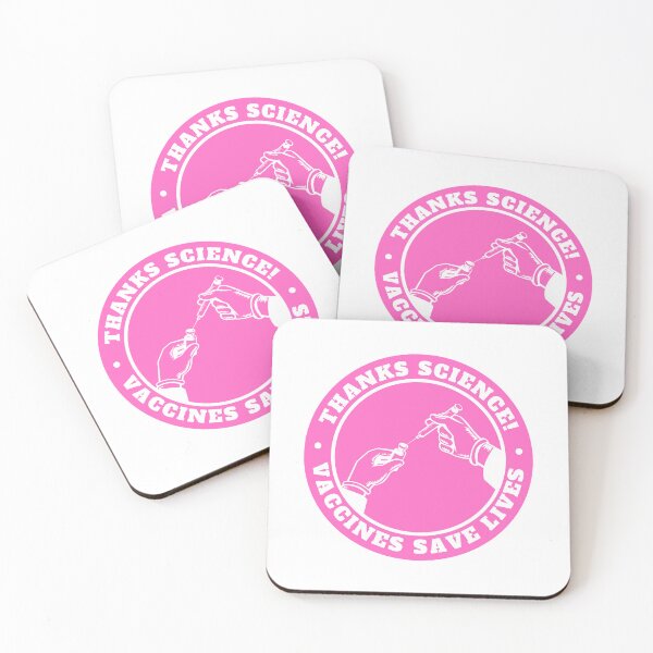 Item preview, Thanks Science Vaccines Save Lives - Pink Vaccination Design designed and sold by MagicalFun.